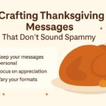 Thanksgiving business blog banner with fall colors, pumpkins, thank-you message, and icons for customer and team appreciation